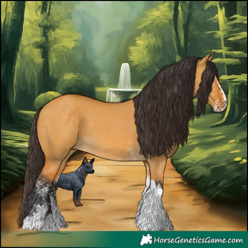 Horse Color:White Spotted Buckskin Dun Tobiano 