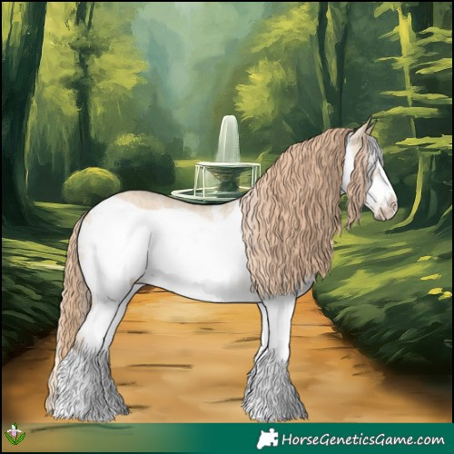 Horse Color:White Spotted Red Dun Frame Rabicano