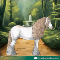 Horse Color:White Spotted Red Dun Frame Rabicano