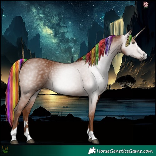 Horse Color:Gray Painted Chestnut