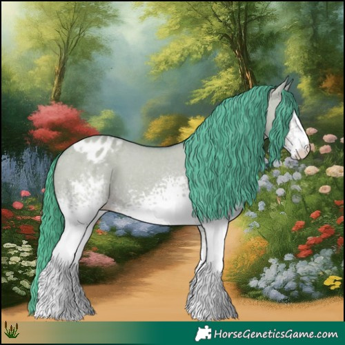 Horse Color:Watercolor White Spotted Liver Red Dun Varnish Rabicano 