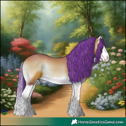 Horse Color:Watercolor Bay Onyx Splash 