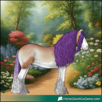 Horse Color:Watercolor Bay Onyx Splash 