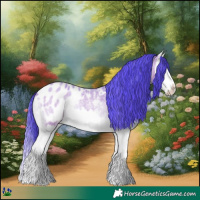 Horse Color:Watercolor Bay Roan Onyx Splash Blanket