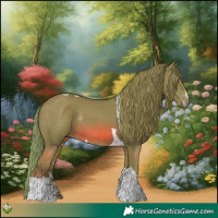 Horse Color:Watercolor Chestnut 