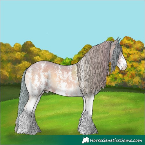 Horse Color:Watercolor Red Onyx Sabino 