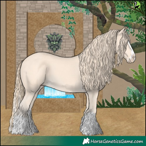 Horse Color:Perlino Splash