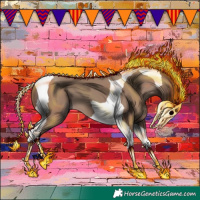 Horse Color:Classic Champagne Tobiano