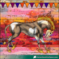 Horse Color:Classic Champagne Tobiano