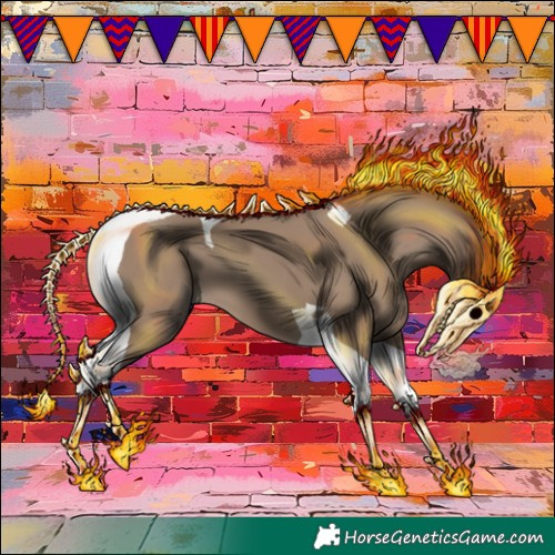 Horse Color:Classic Champagne Tobiano 