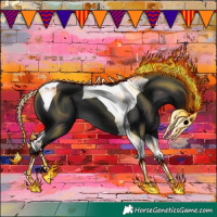 Horse Color:Black Tobiano
