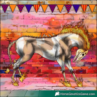 Horse Color:Amber Champagne Tobiano 