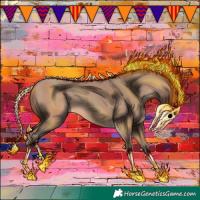 Horse Color:Sable Champagne 