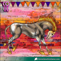 Horse Color:Classic Champagne Tobiano 