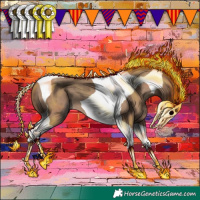 Horse Color:Classic Champagne Tobiano