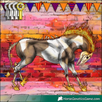 Horse Color:Classic Champagne Tobiano 