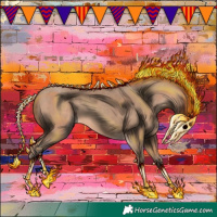 Horse Color:Sable Champagne 