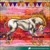 Horse Color:Gold Champagne Tobiano Blanket 