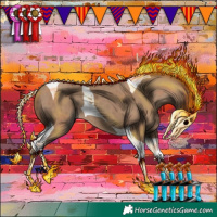 Horse Color:Classic Champagne Tobiano 