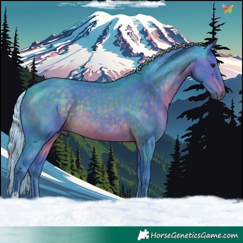 Horse Color:Watercolor Silver Brown 
