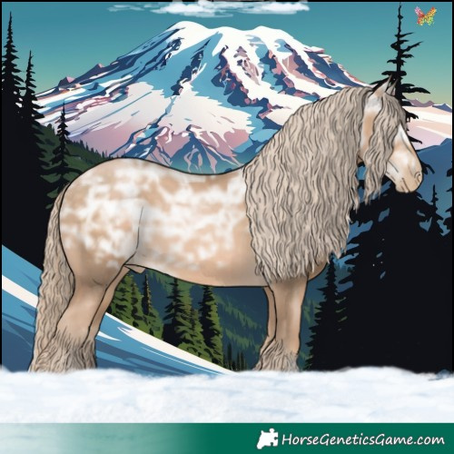 Horse Color:Chocolate Palomino Ice Pearl 