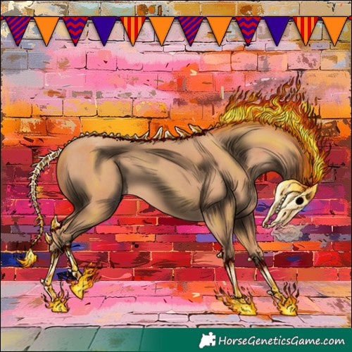 Horse Color:Silver Classic Champagne 