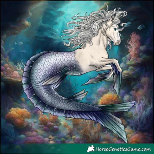 Horse Color:Cremello Splash  and Cremello Splash Frame 