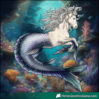 Horse Color:Cremello Splash  and Cremello Splash Frame 