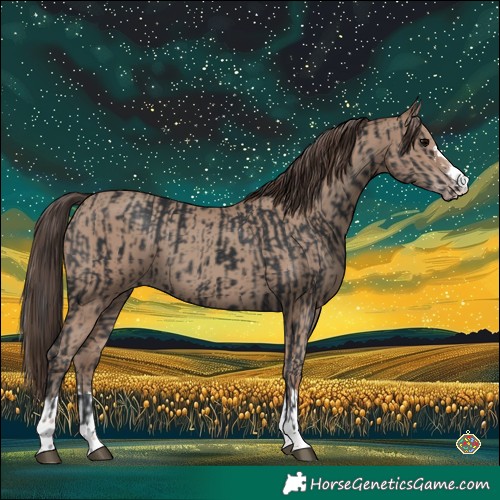Horse Color:Black and Classic Champagne