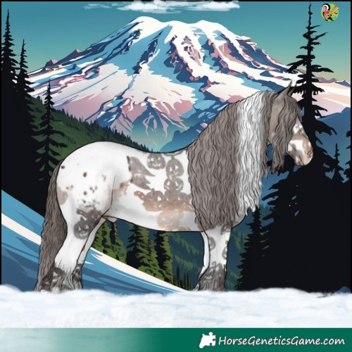 Horse Color:Brown Splash Tobiano Appaloosa 