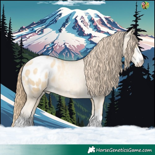Horse Color:Sable Cream Champagne Pearl Appaloosa 