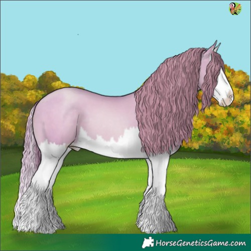 Horse Color:Watercolor Smoky Black Pearl Splash 