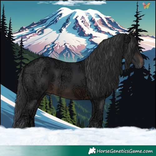 Horse Color:Brown Ice 