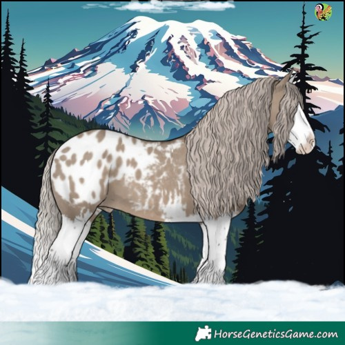 Horse Color:Silver Grullo Sabino Splash Appaloosa 