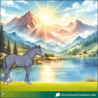 Horse Color:Watercolor Black 