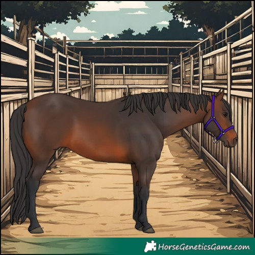 Horse Color:Brown 