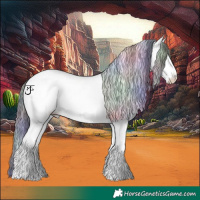 Horse Color:Nacre White Spotted Liver Chestnut Ice Appaloosa 