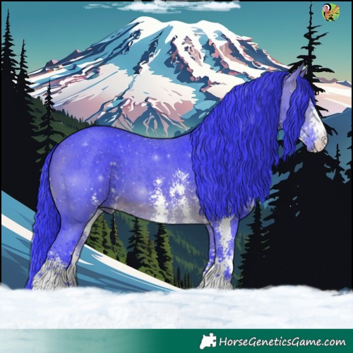 Horse Color:Watercolor Brown Sabino 
