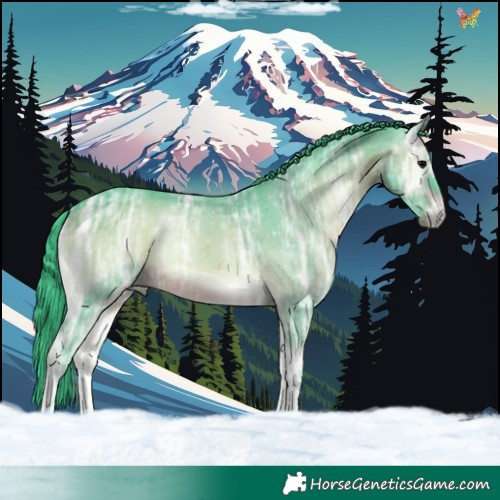 Horse Color:Watercolor Bay Ice Onyx 