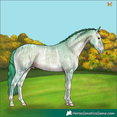 Horse Color:Watercolor Bay Ice Onyx 