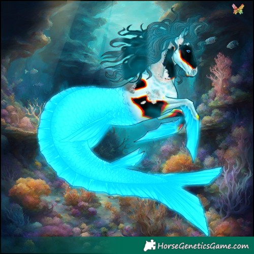 Horse Color:Thunderstruck White Spotted Brown Onyx Splash Tobiano 