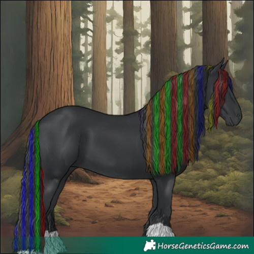 Horse Color:Painted Black 