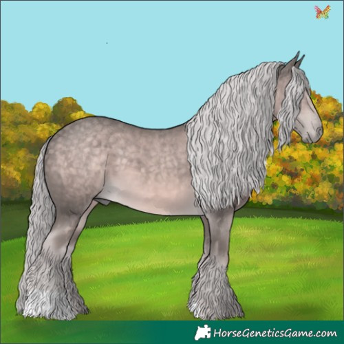 Horse Color:Platinum Chocolate Palomino 