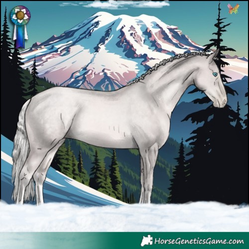 Horse Color:Platinum Chocolate Palomino Pearl 