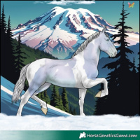Horse Color:Silver Sable Cream Champagne Pearl Dun Tobiano