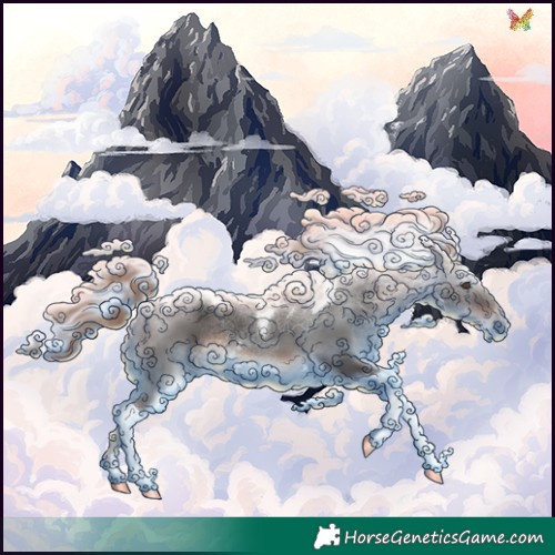 Horse Color:Liver Chestnut Tobiano Rabicano 