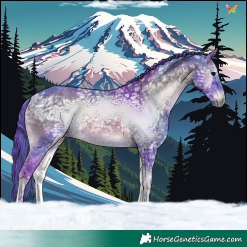Horse Color:Watercolor Smoky Blue Onyx Ice 