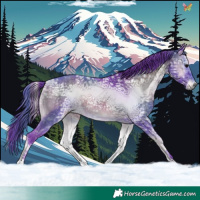 Horse Color:Watercolor Smoky Blue Onyx Ice 