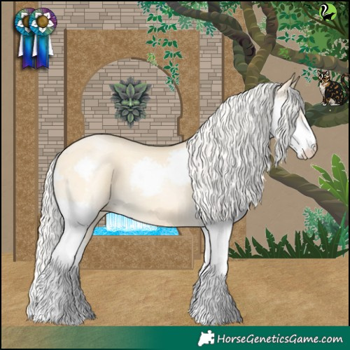 Horse Color:Silver Buckskin Pearl Splash 
