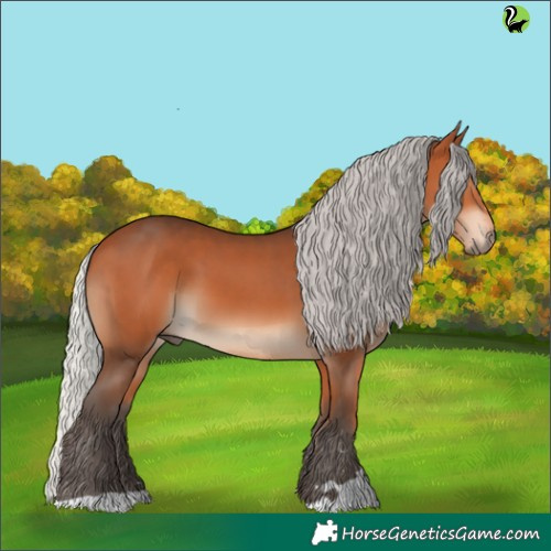 Horse Color:Silver Brown 